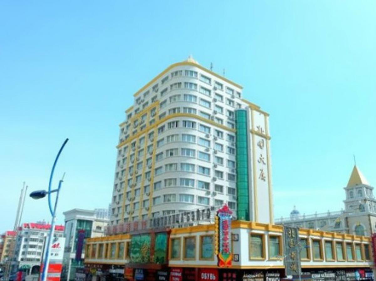 Beiguozhichun Business Hotel Manzhouli Bagian luar foto