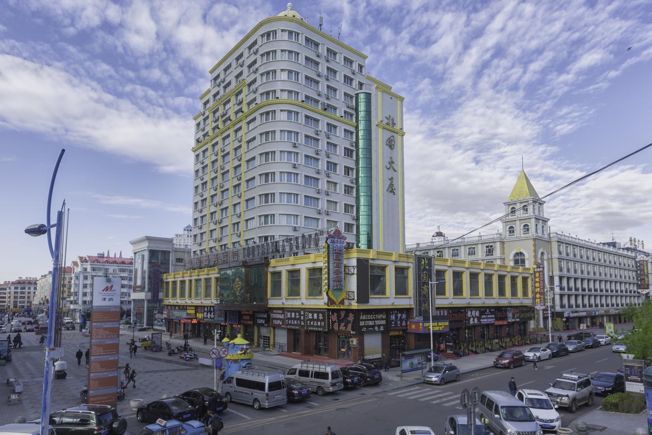 Beiguozhichun Business Hotel Manzhouli Bagian luar foto